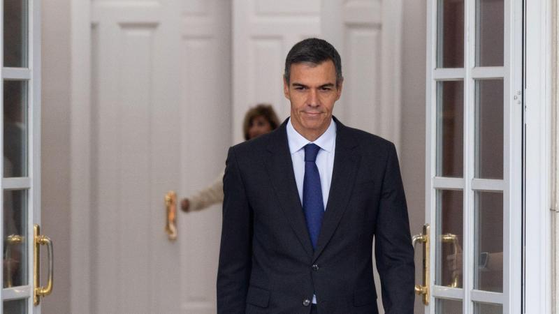 El presidente del Gobierno, Pedro Sánchez, en el palacio de La Moncloa. ArchivoEP