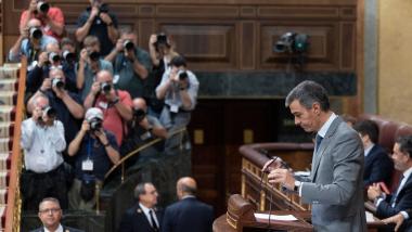 El presidente del Gobierno, Pedro Sánchez, durante una sesión plenaria, en el Congreso de los Diputados, a 2 de octubre de 2026, en Madrid (España). EP.