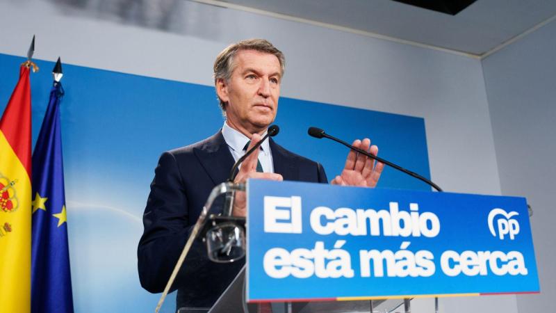 El presidente del Partido Popular (PP), Alberto Núñez Feijóo. EP. (1)