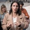 La eurodiputada de Podemos, Irene Montero, reacciona al adelanto electoral. EP