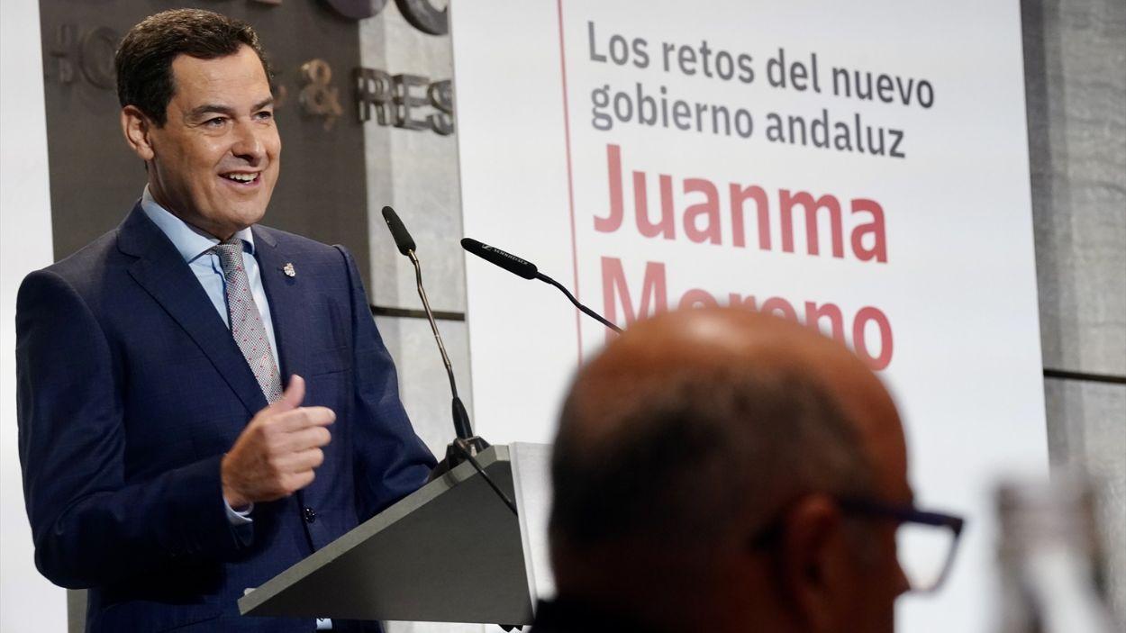 El presidente de la Junta de Andalucía, Moreno Bonilla / EP