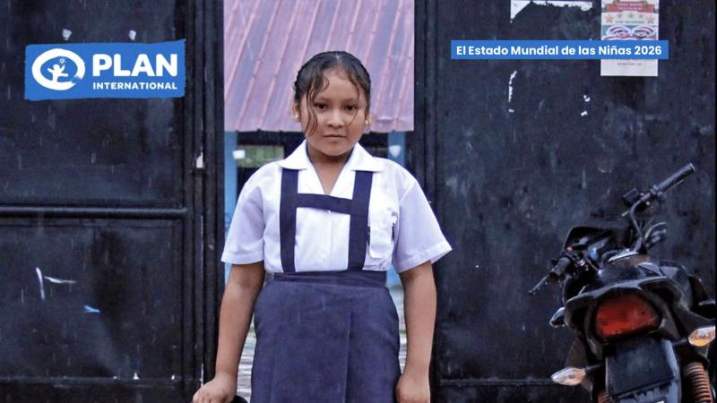 Nueve de cada diez niñas aseguran que los fenómenos climáticos afectan en su supervivencia, incrementando el matrimonio infantil. PLAN INTERNATIONAL