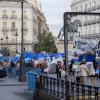 Imagen de la acampada de la Puerta del Sol por la vivienda. EP