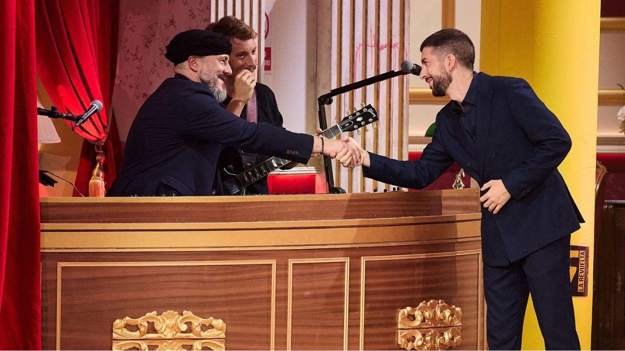 Ricardo Castella, Grison y David Broncano. TVE