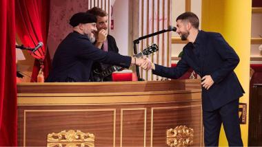 Ricardo Castella, Grison y David Broncano. TVE