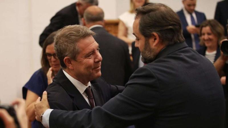 Imagen de archivo de Emiliano García-Page y de Paco Núñez. EP.