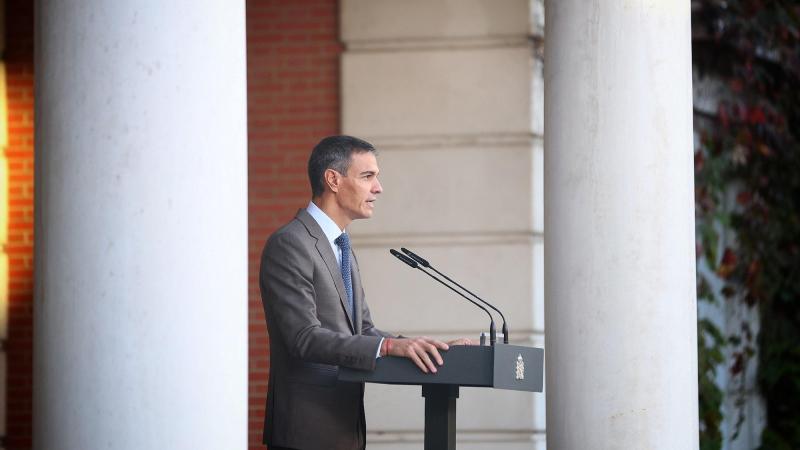 El presidente del Gobierno, Pedro Sánchez, anuncia elecciones. EP