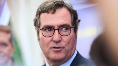 El presidente de la CEOE, Antonio Garamendi, durante la inauguración del 40º encuentro de Economía Digital y telecomunicaciones de la UIMP