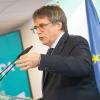 El presidente de Junts per Catalunya, Carles Puigdemont. EP.