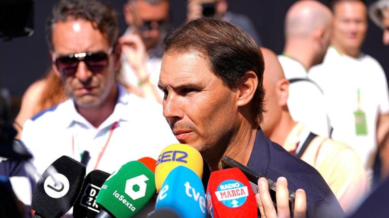 Nadal durante el Gran Premio de Madrid| EP