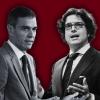 El presidente del Gobierno, Pedro Sánchez, y el diputado de Vox José María Figaredo. EP.