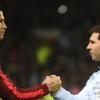 Cristiano Ronaldo y Lionel Messi se saludan antes de un Portugal - Argentina. Archivo/FIFA.