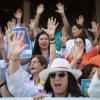 Médicos y facultativos durante una concentración frente al Hospital Ramón y Cajal, a 19 de junio de 2026, en Madrid