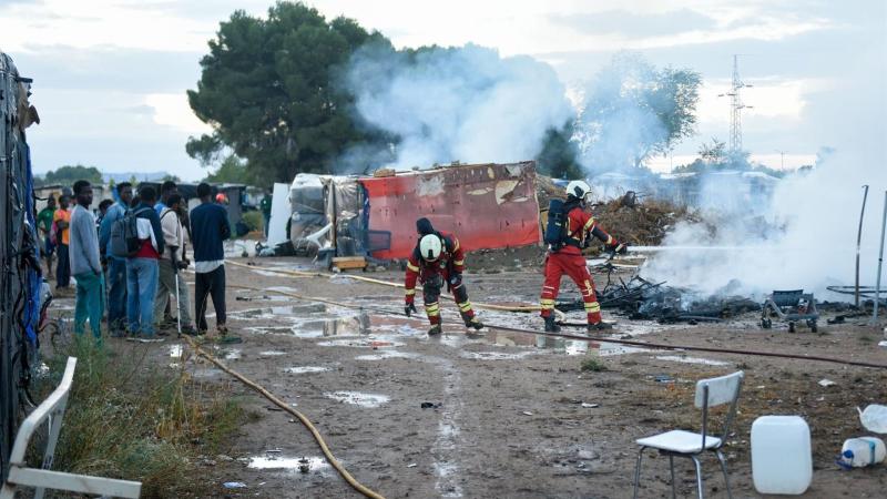 Incendio en un asentamiento irregular de Albacete. EP