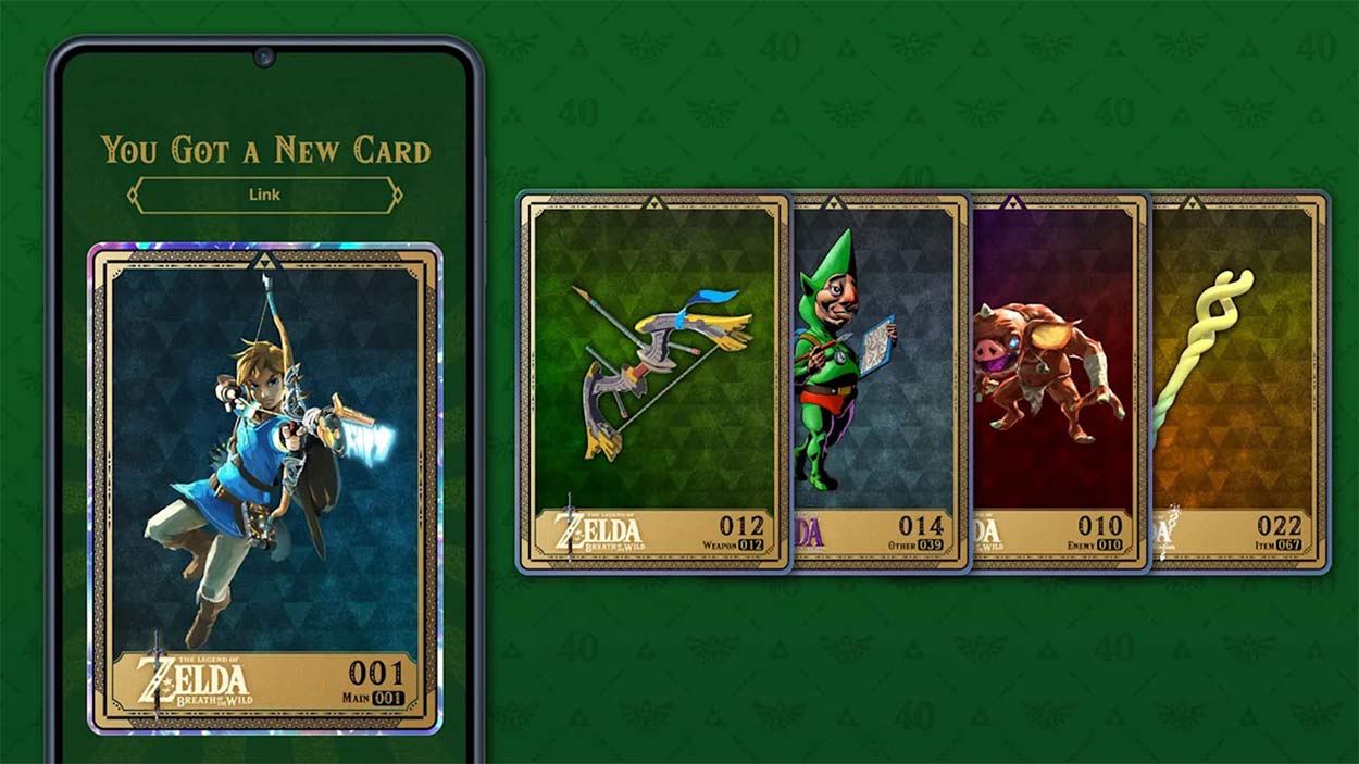 Cartas digitales de The Legend Of Zelda