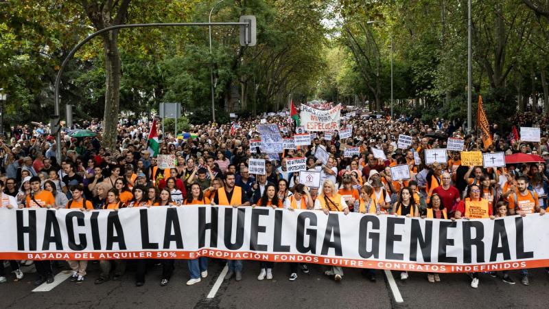 El Sindicato de Inquilinas propone el 11 de noviembre como fecha para la huelga general. EP.