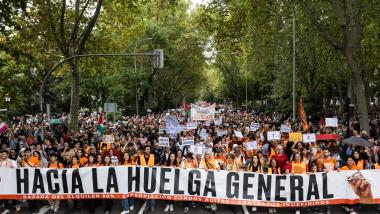 El Sindicato de Inquilinas propone el 11 de noviembre como fecha para la huelga general. EP.