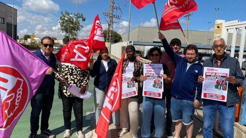 Huelga general del sector de Conservas Vegetales. UGT