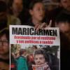 Decenas de personas protestan por Maricarmen, frente al Congreso de los Diputados. EP.