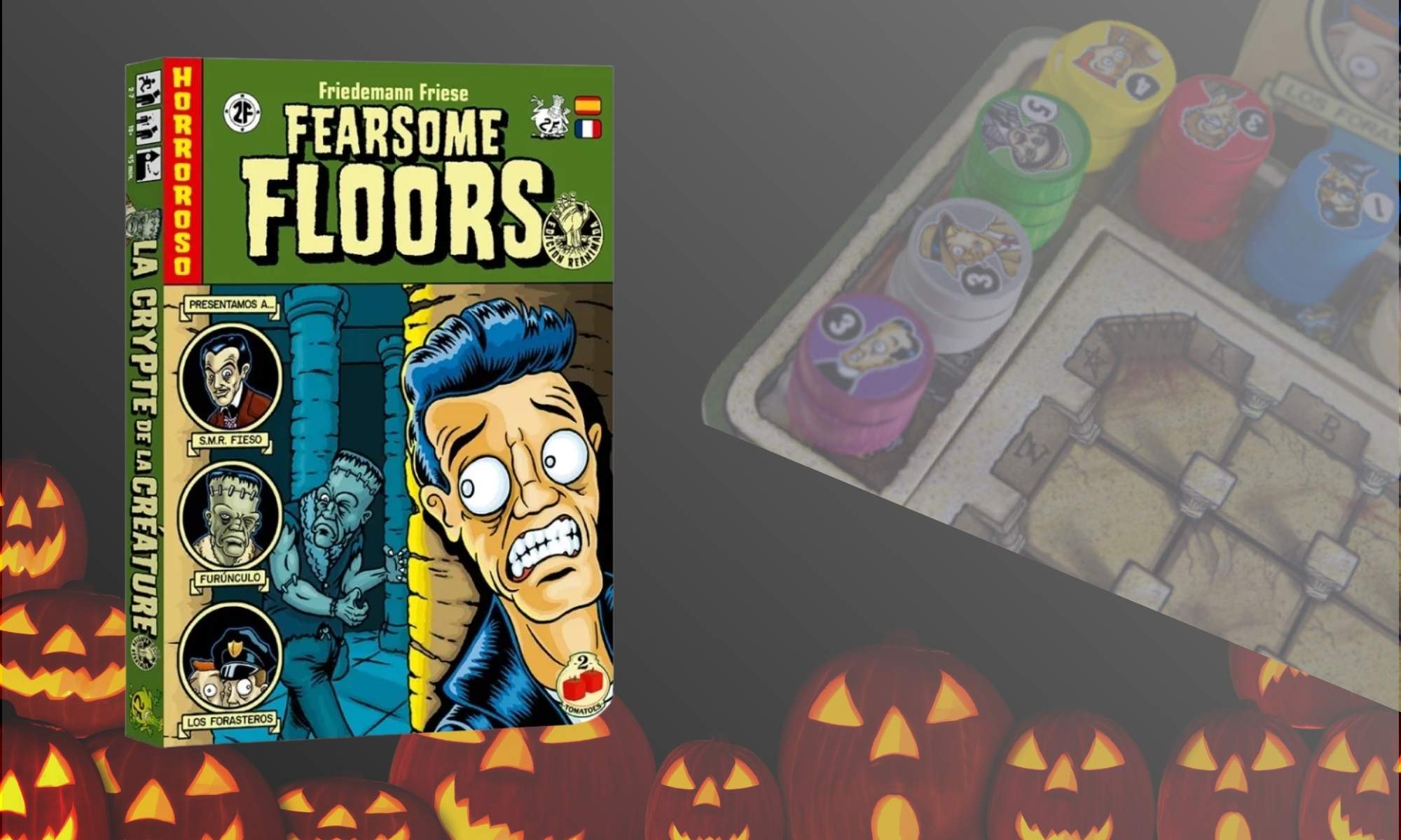 Fearsome Floors juego de mesa Fearsome Floors juego de mesa
