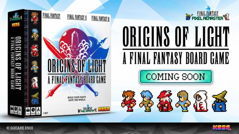 Origins Of Light: A Final Fantasy Board Game, el juego de mesa basado en los primeros videojuegos de la saga