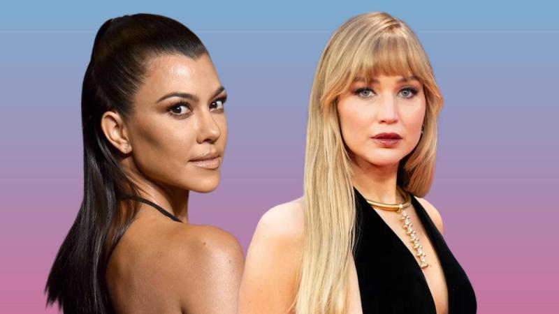 Kourtney Kardashian y Jennifer Lawrence