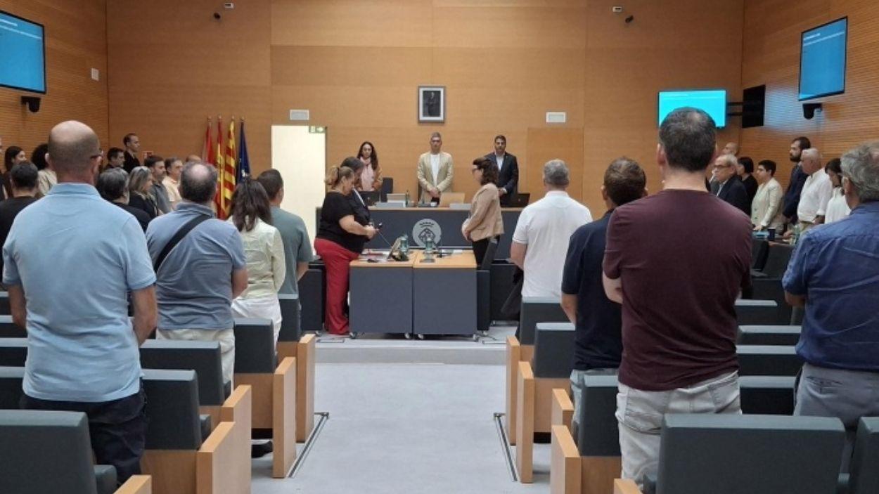 Salón de plenos del Ayuntamiento de L'Hospitalet