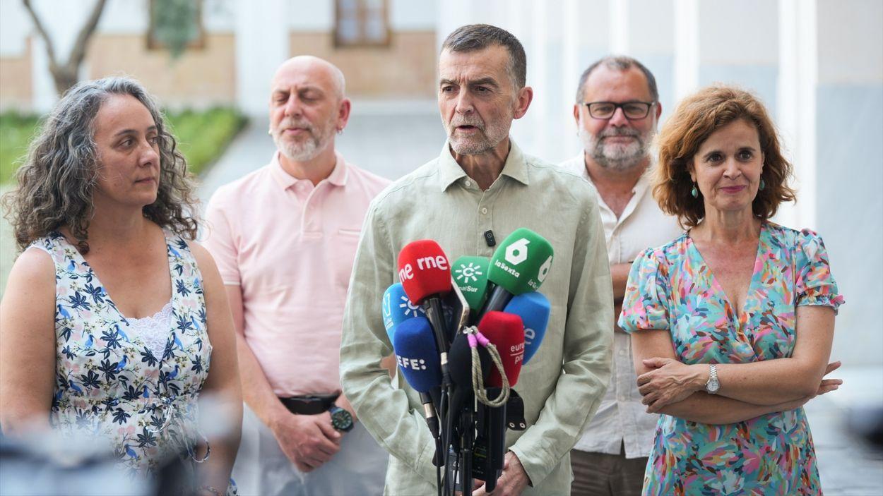 Grupo parlamentario de Por Andalucía en el Parlamento andaluz / EP