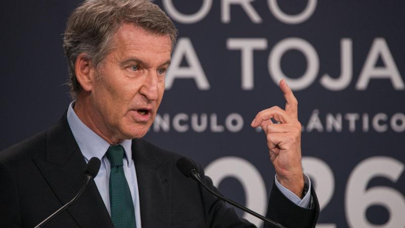 El presidente del Partido Popular, Alberto Núñez Feijóo