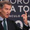 El presidente del Partido Popular, Alberto Núñez Feijóo