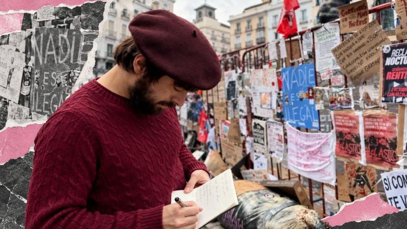 David Uclés reflexiona sobre la acampada de Sol: "Es un pulmón que respira por sí mismo"