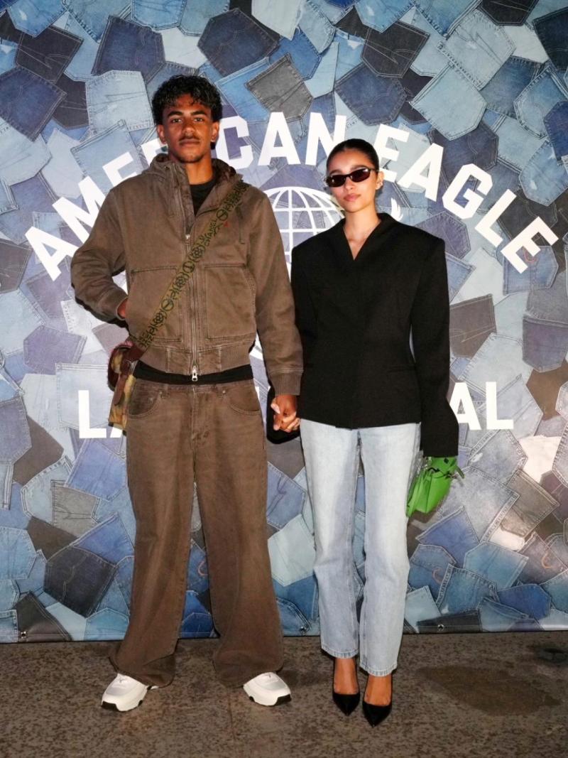 Inés García y Lamine Yamal durante el evento presentación en Barcelona / Cortesía Inés García y Lamine Yamal durante el evento presentación en Barcelona / Cortesía