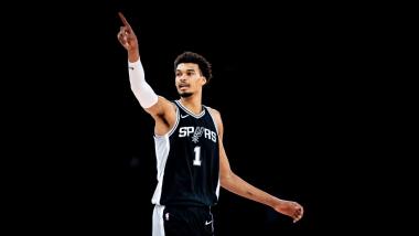 Victor Wembanyama durante un partido con los San Antonio Spurs. Archivo.