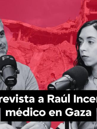 Raúl Incertis, médico español en Gaza, es entrevistado por su libro 'Ojalá curar fuera más fácil'. ElPlural.