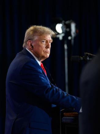 El presidente de Estados Unidos, Donald Trump, y el presidente ruso, Vladimir Putin. EP.