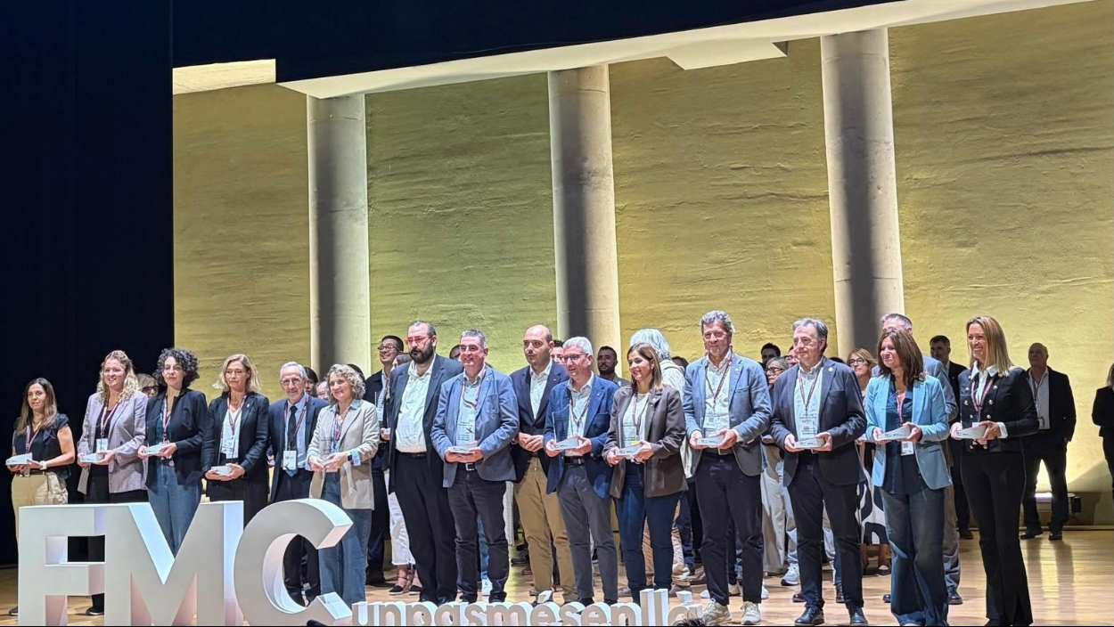 Los galardonados con los reconocimientos del Banco de Buenas Prácticas. Foto: Cedida