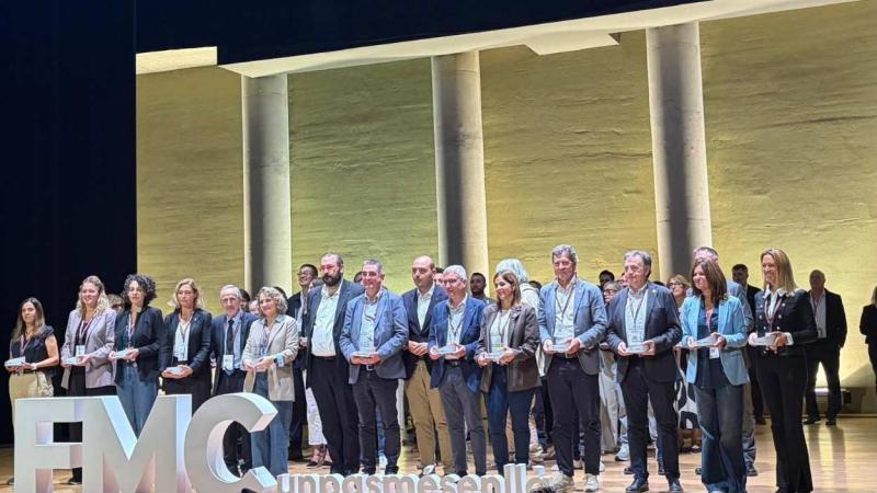 Los galardonados con los reconocimientos del Banco de Buenas Prácticas. Foto: Cedida