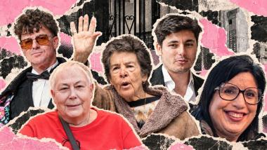 Aldo Comas, Paca Blanco, Maricarmen Abascal, Vito Quiles y Lupe Sánchez. 