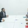 Reunión de las directivas de ERC y EH Bildu con Oriol Junqueras (izquierda) y Arnaldo Otegi (derecha) a la cabeza. Europa Press Archivo