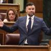 El presidente de ERC, Gabriel Rufian. EP.