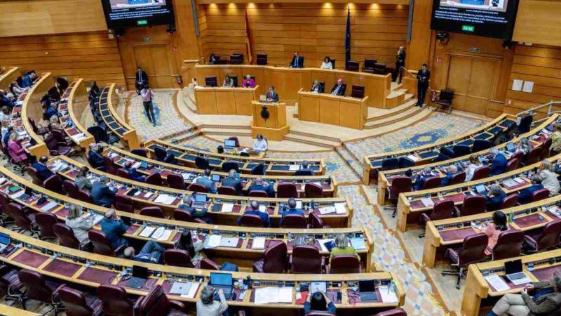 Imagen de archivo de un Pleno en el Senado. EP.