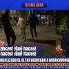 Tres personas vandalizan el altar de Maricarmen, increpan a TVE e intentan arrebatar el micrófono a los periodistas en directo. Malas Lenguas.