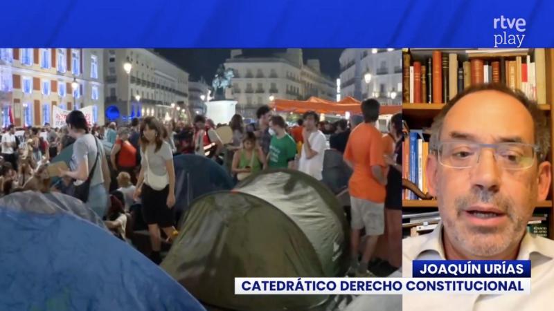 El catedrático de Derecho Constitucional Joaquín Urias. Malas Lenguas.