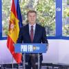 El presidente del Partido Popular, Alberto Núñez Feijóo, preside la reunión de la Junta Directiva Nacional del PP. Europa Press.