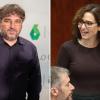 El periodista y presentador Jordi Évole y la presidenta de la Comunidad de Madrid, Isabel Díaz Ayuso. EP.
