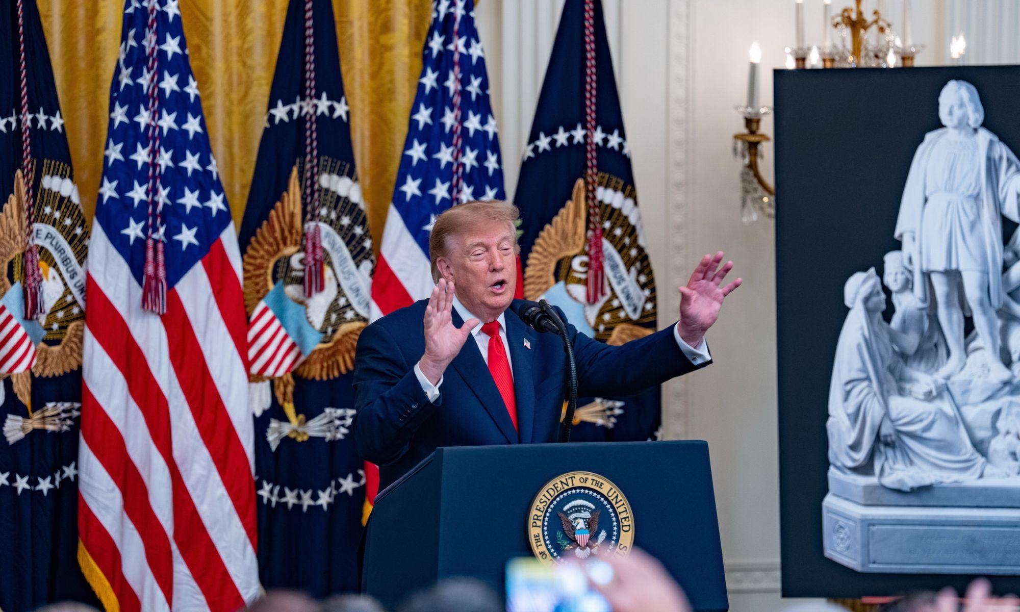 El presidente de EEUU, Donald Trump, en una imagen de archivo. EP. El presidente de EEUU, Donald Trump, en una imagen de archivo. EP.
