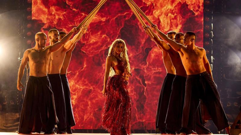 Shakira durante ‘Las mujeres ya no lloran World Tour’ en España / Getty Images