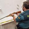 Rifle recuperado por la Guardia Civil. EP