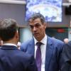 El presidente del Gobierno, Pedro Sánchez, junto a otros líderes europeos durante el Consejo Europeo en junio de 2026. EP.