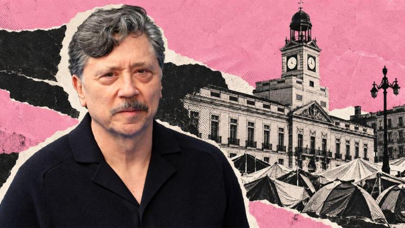 Carlos Bardem señala qué distingue a la acampada de Sol del 15 M No los van a meter en casa.